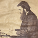 George MacDonald at his desk. Beinecke Library, Yale University.